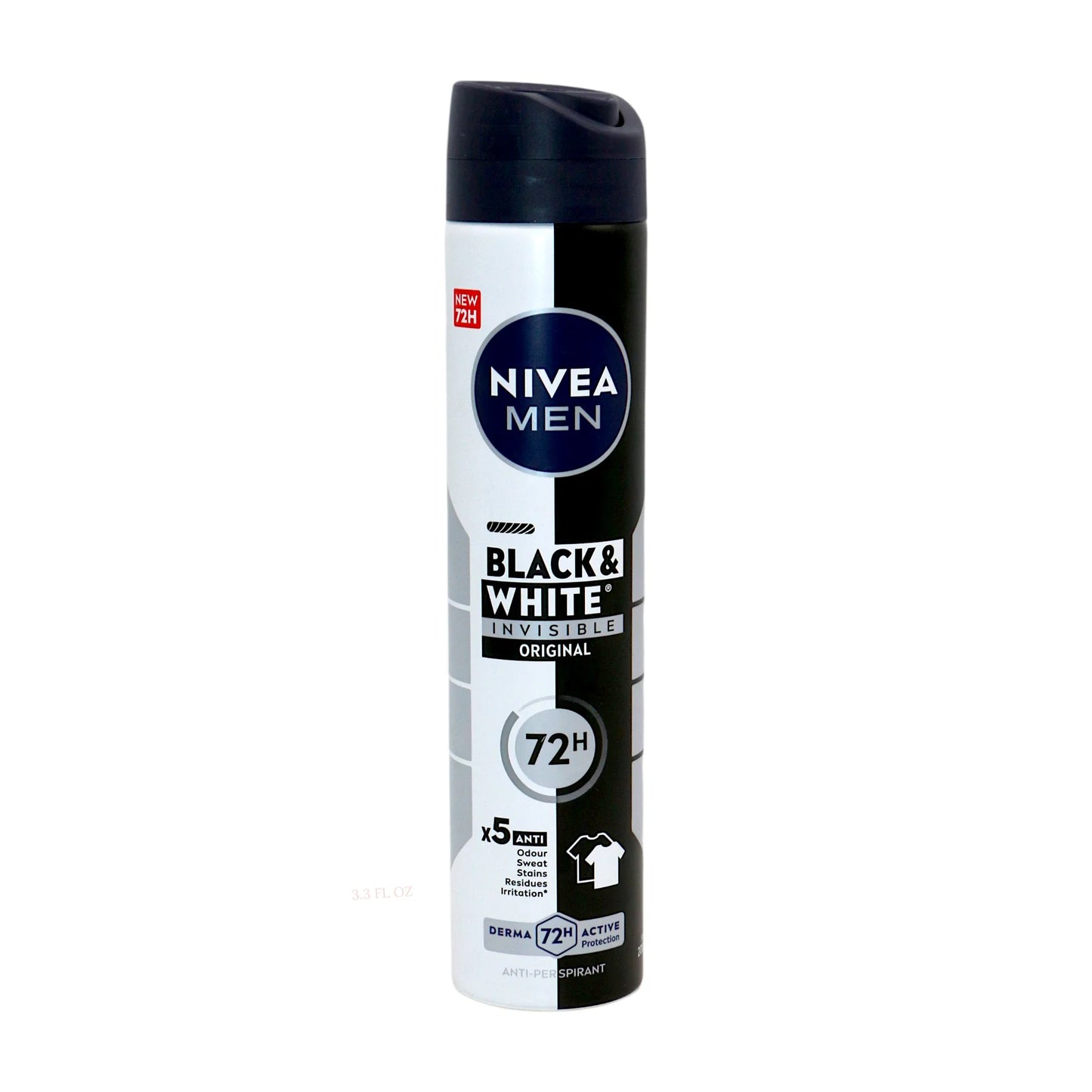 nivea body spray black & white original 200ml