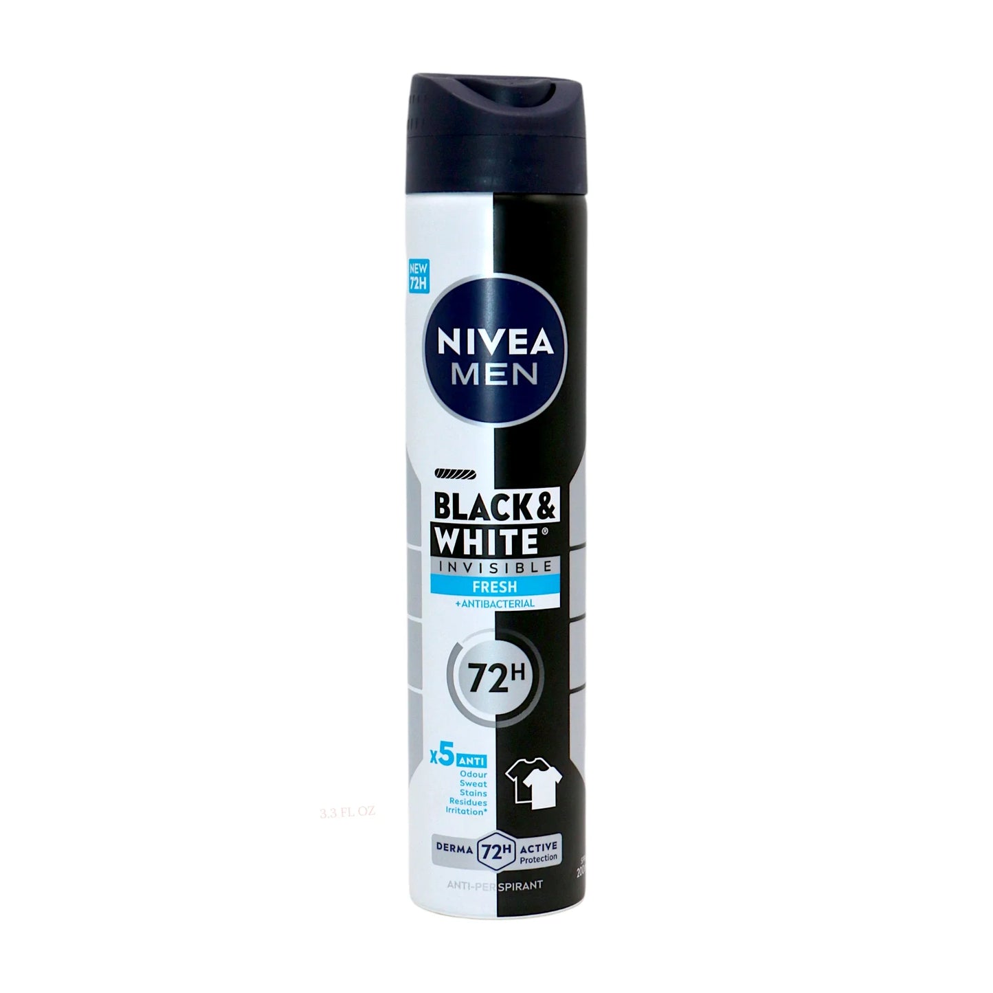 nivea body spray black & white fresh 200ml