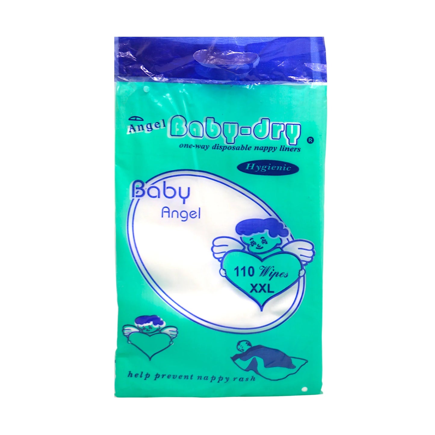 angel nappy liners xxl 110pc d193