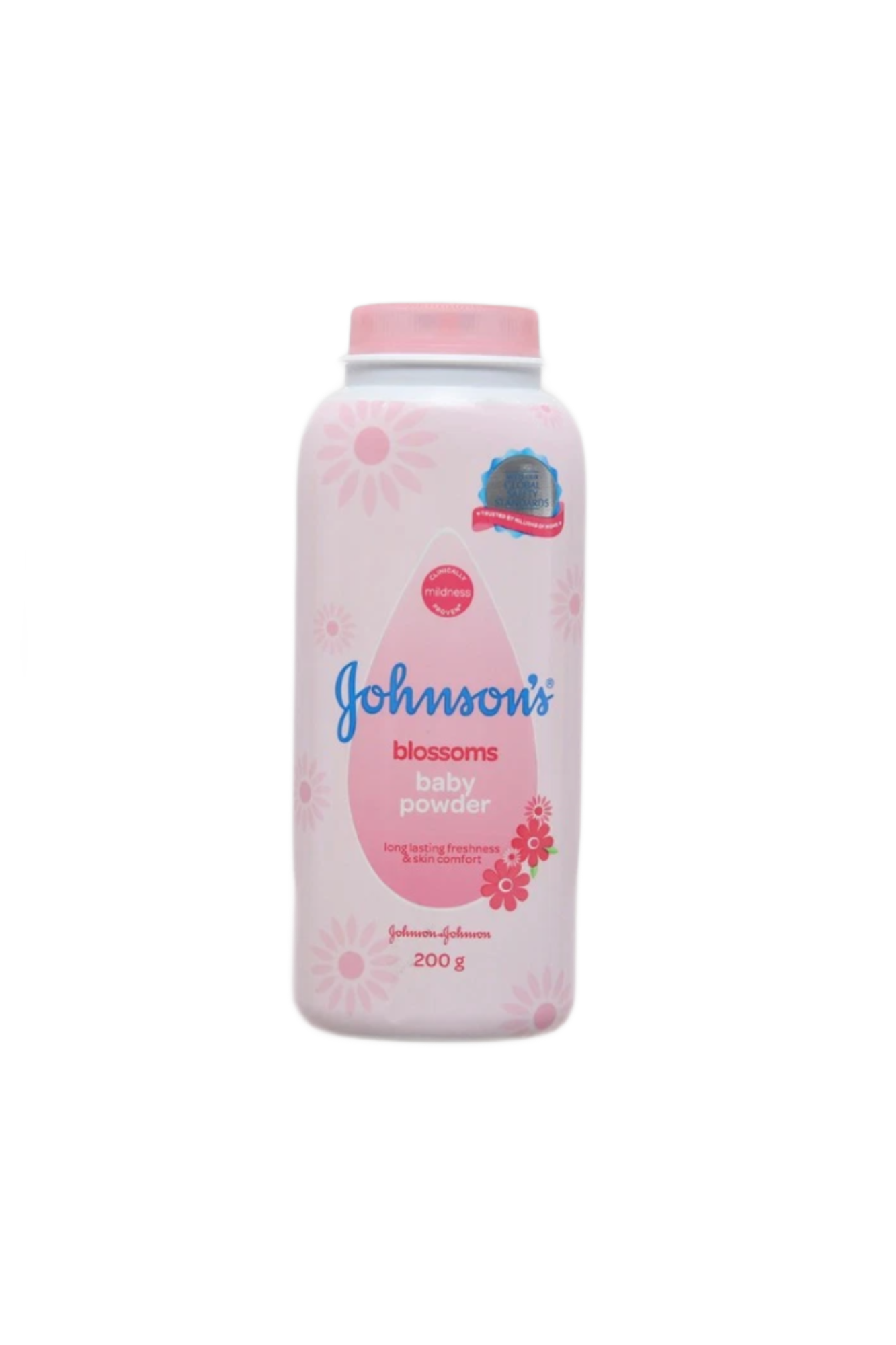 johnsons blossoms baby powder pink 200g
