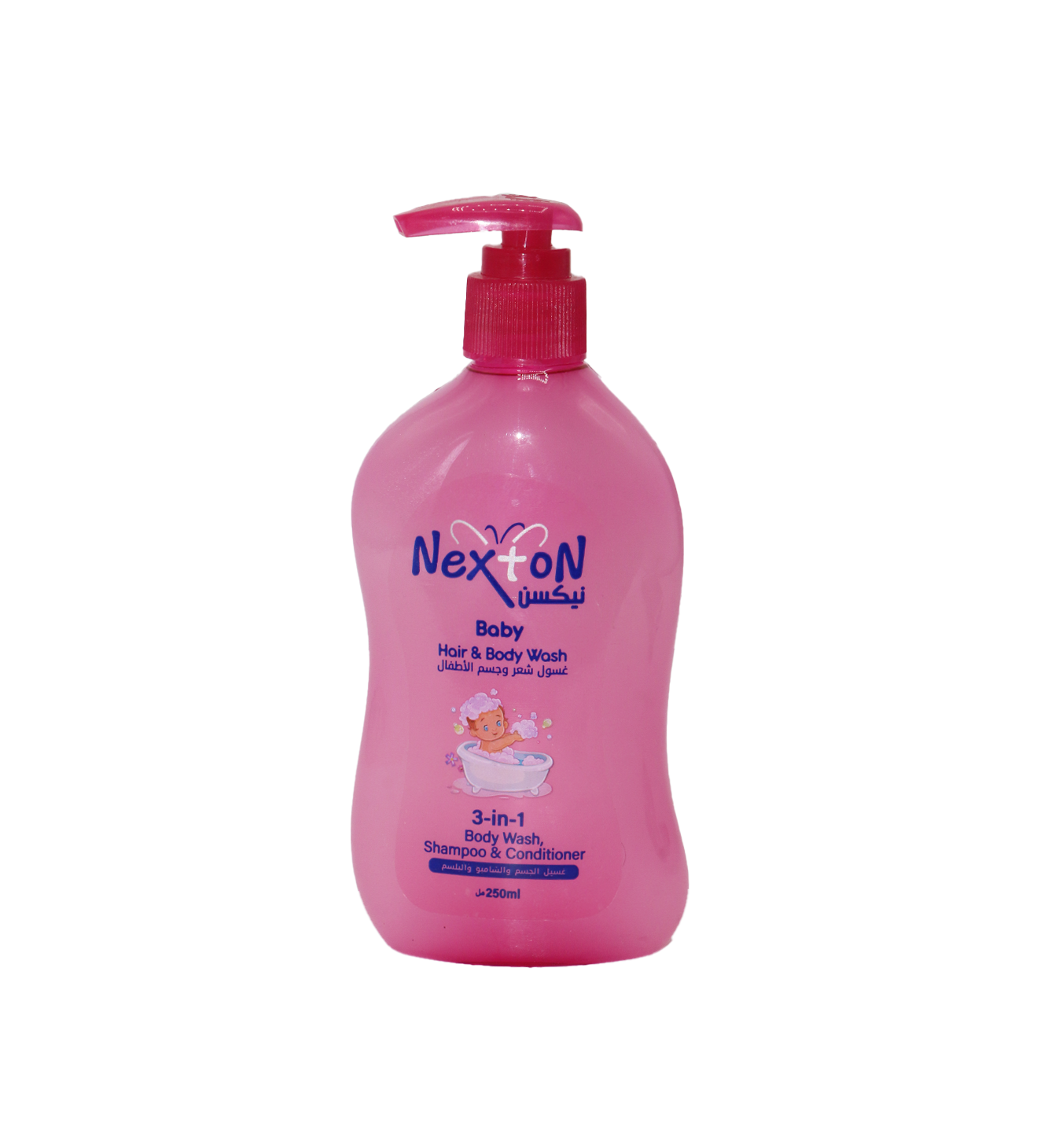 nexton baby hair & body wash 3in1 250ml