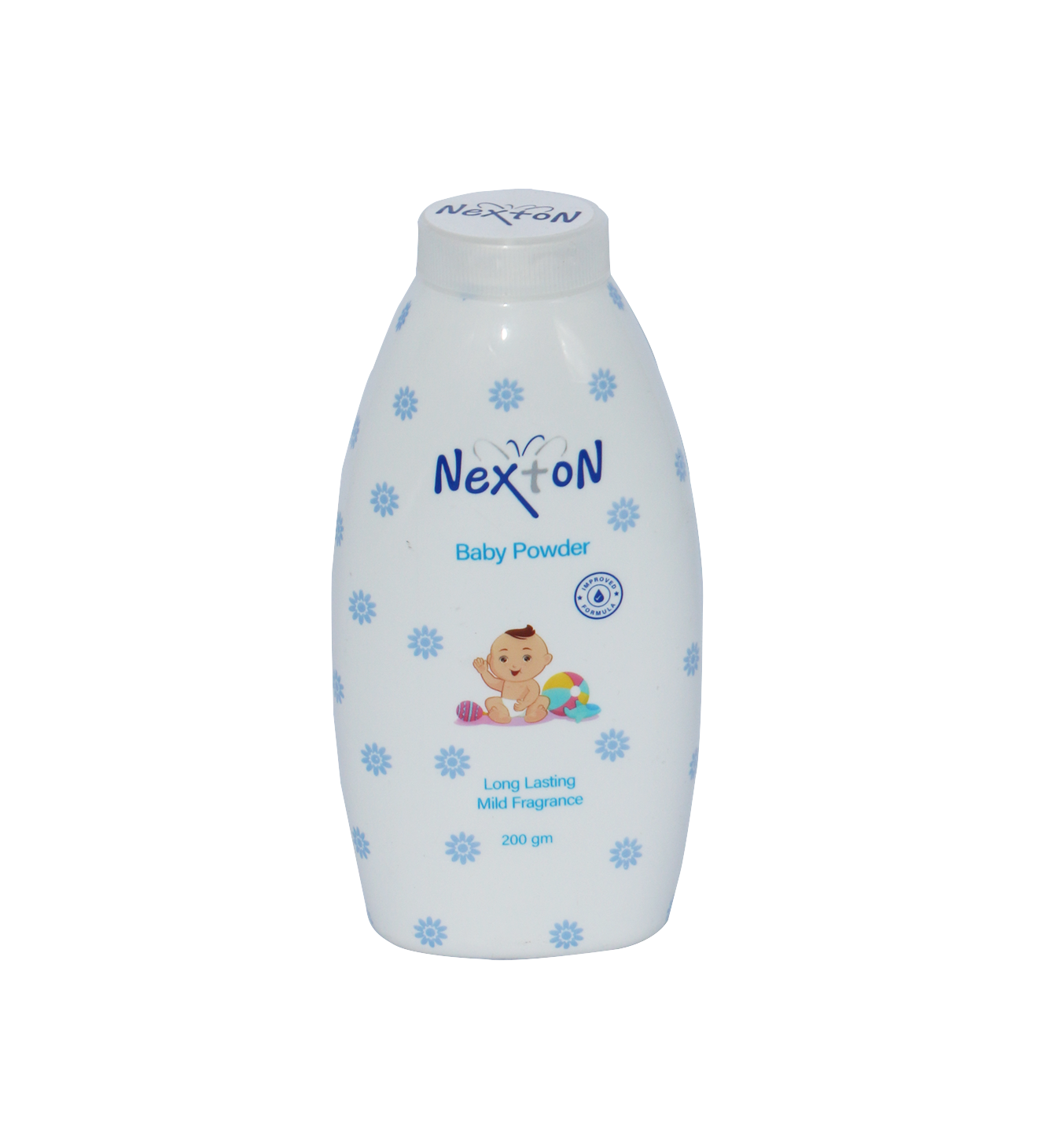 nexton baby powder white 200g