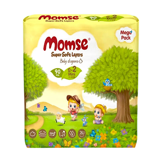 momse diaper mega pack s-2 90pc