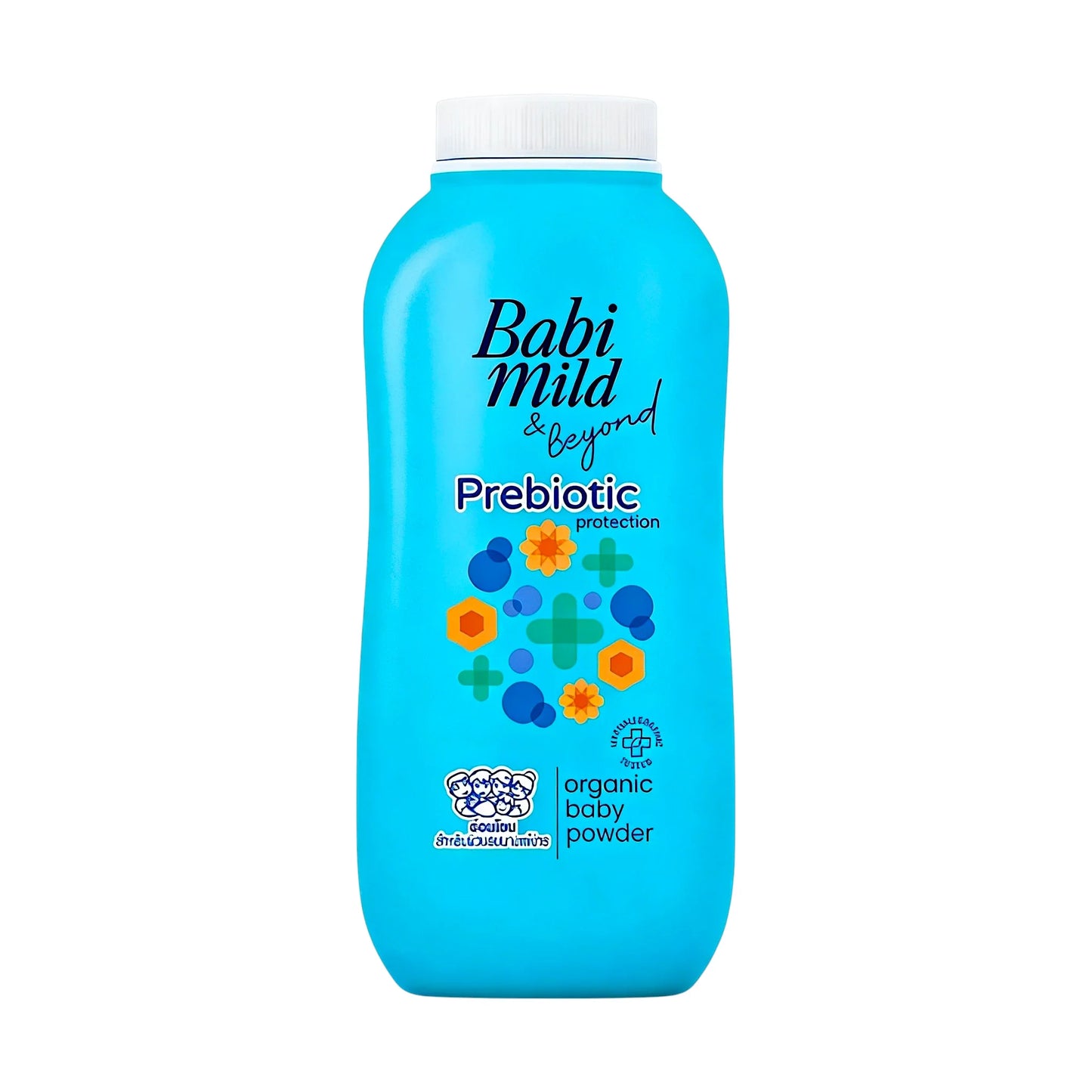 babi mild prebiotic baby powder 350g