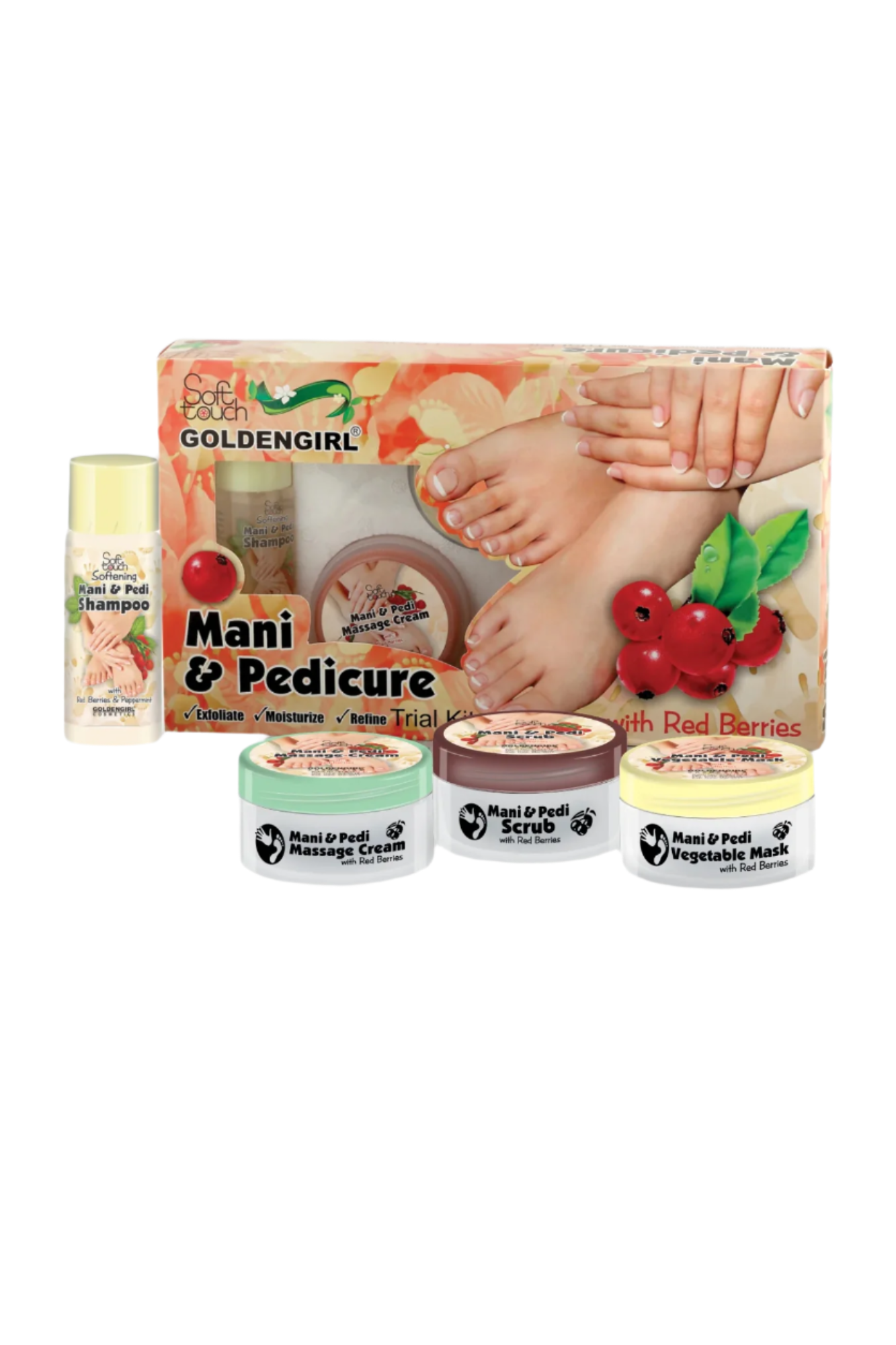 golden girl mani & pedicure kit pak
