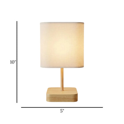 table lamp wooden base 10''x5'' china