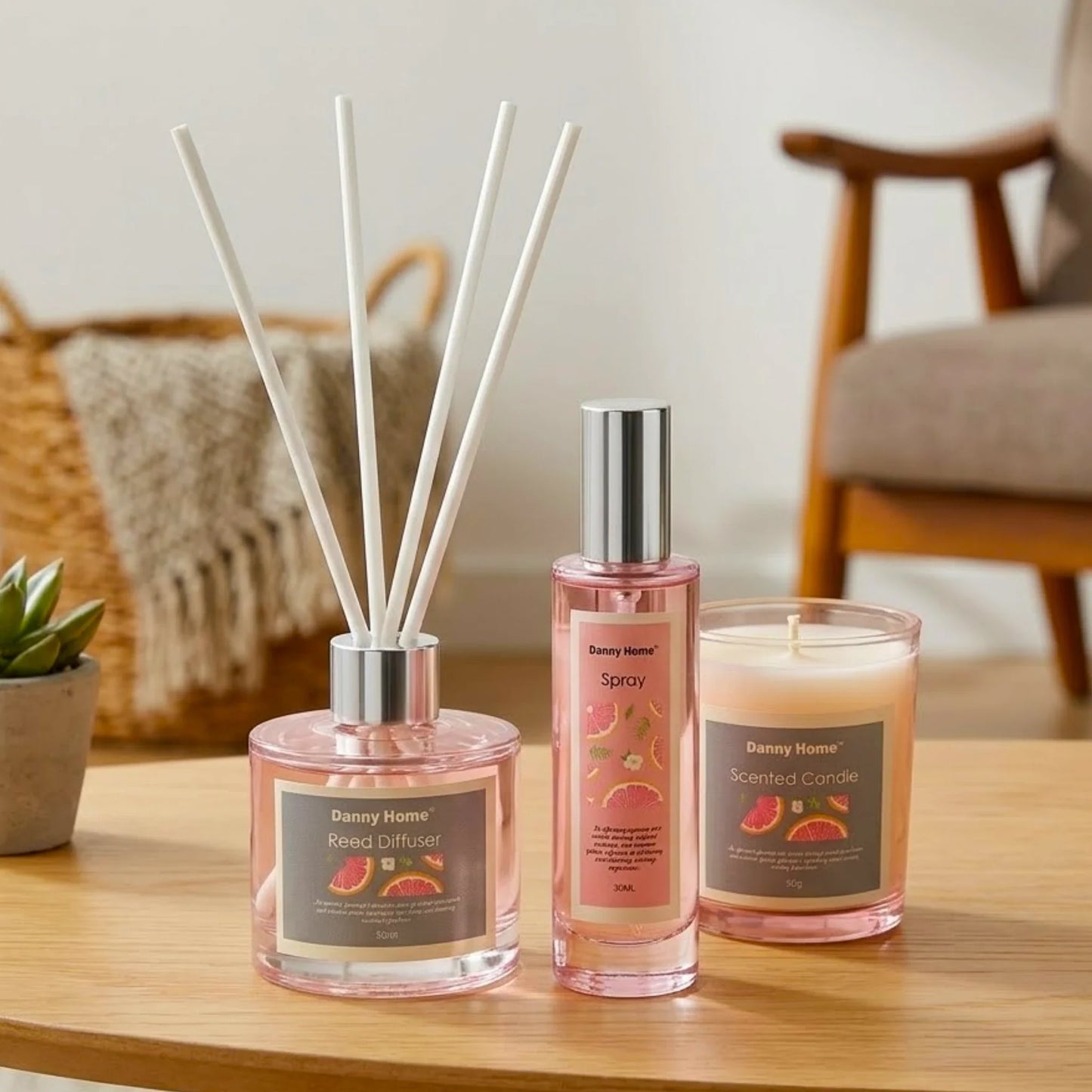aroma diffuser pink graperfuit& mango set 3s 10''x8'' china
