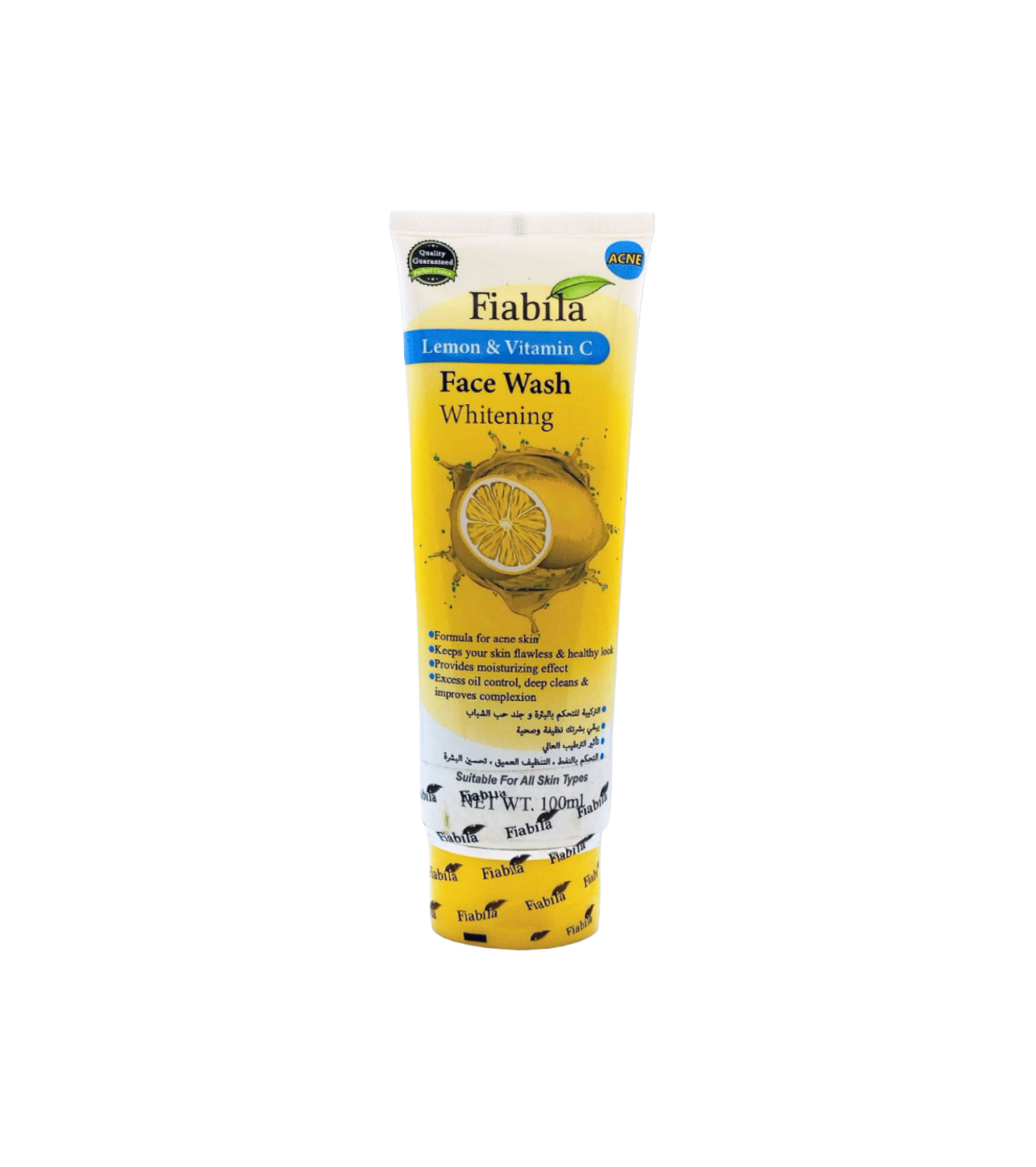 fiabila face wash lemon & vitamin c 100ml