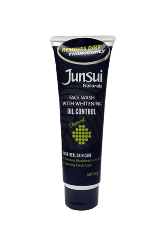 junsui face wash charcoal oil control 100g indonesia