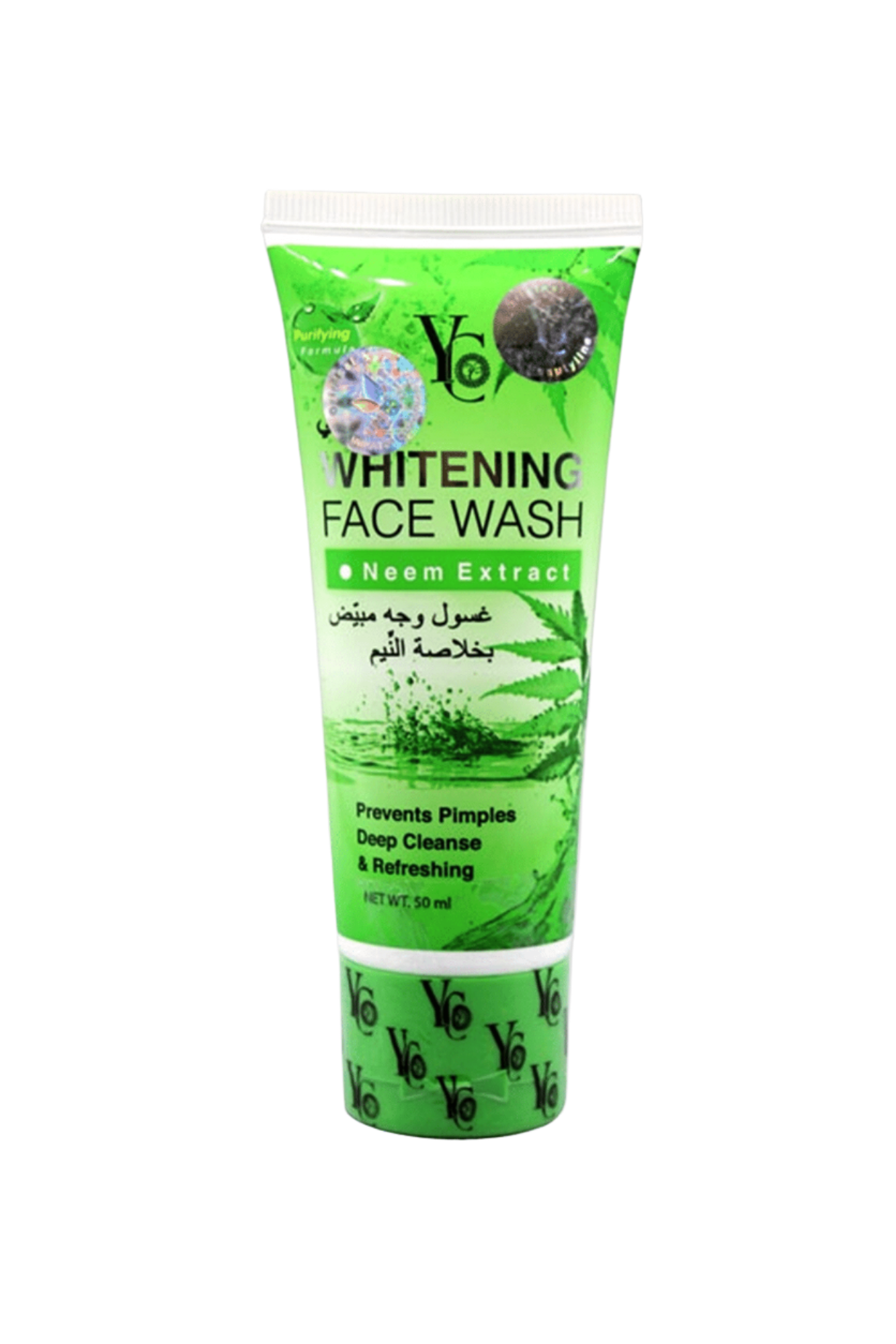 yc face wash neem 50ml thailand