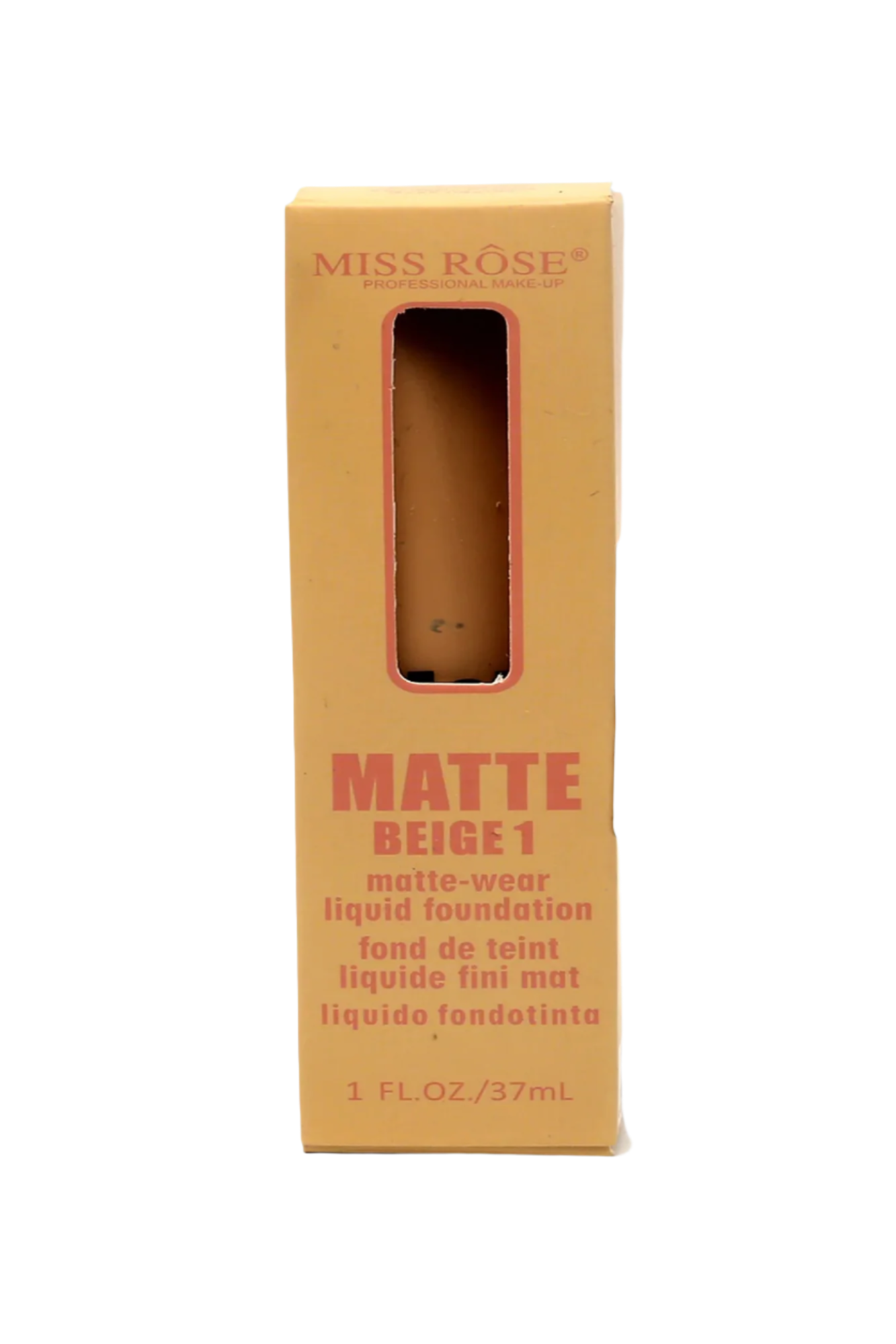 miss rose foundation liquid beige 01 35g