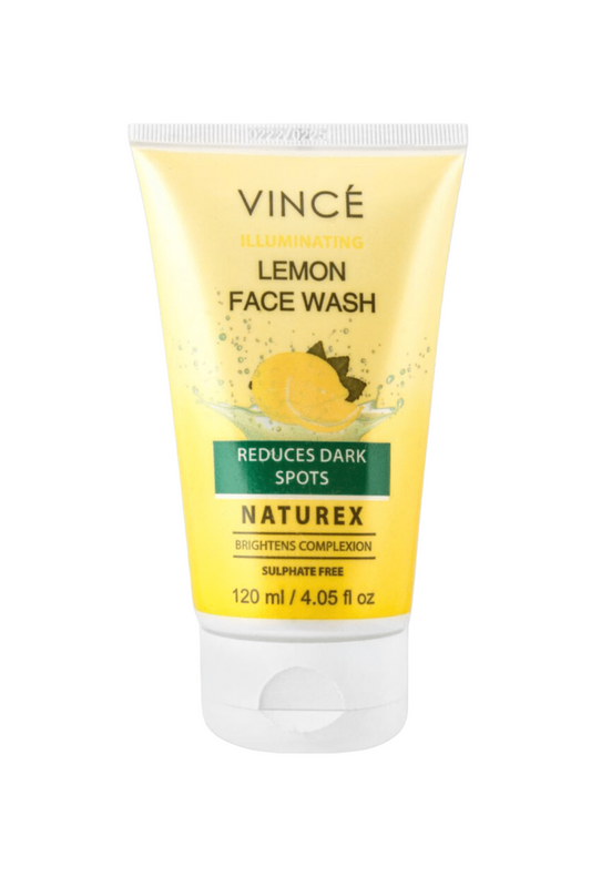 vince face wash lemon 120ml pak
