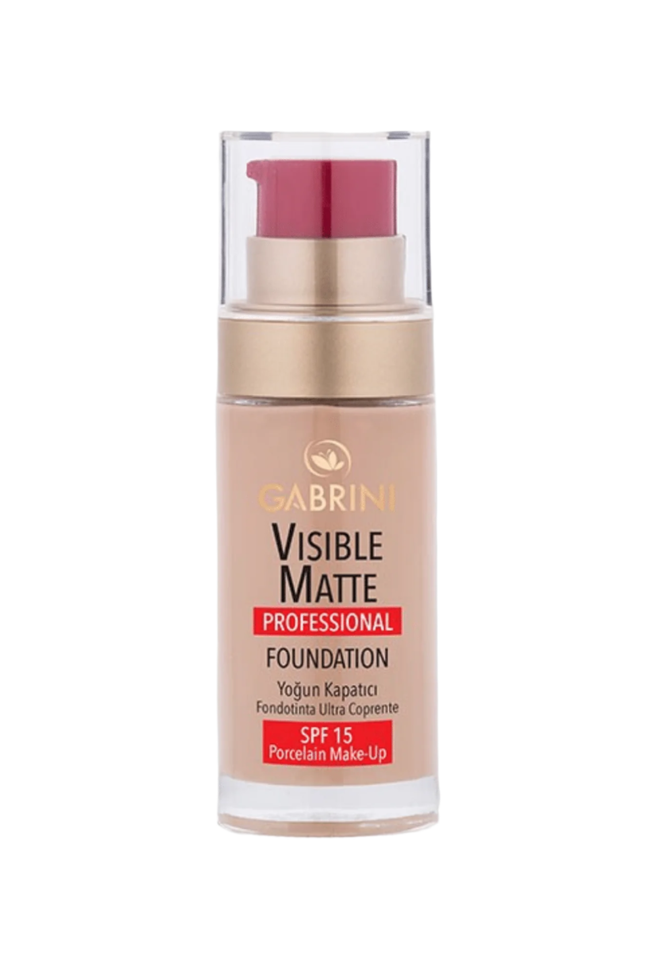 gabrini foundation visible matte 02 30ml