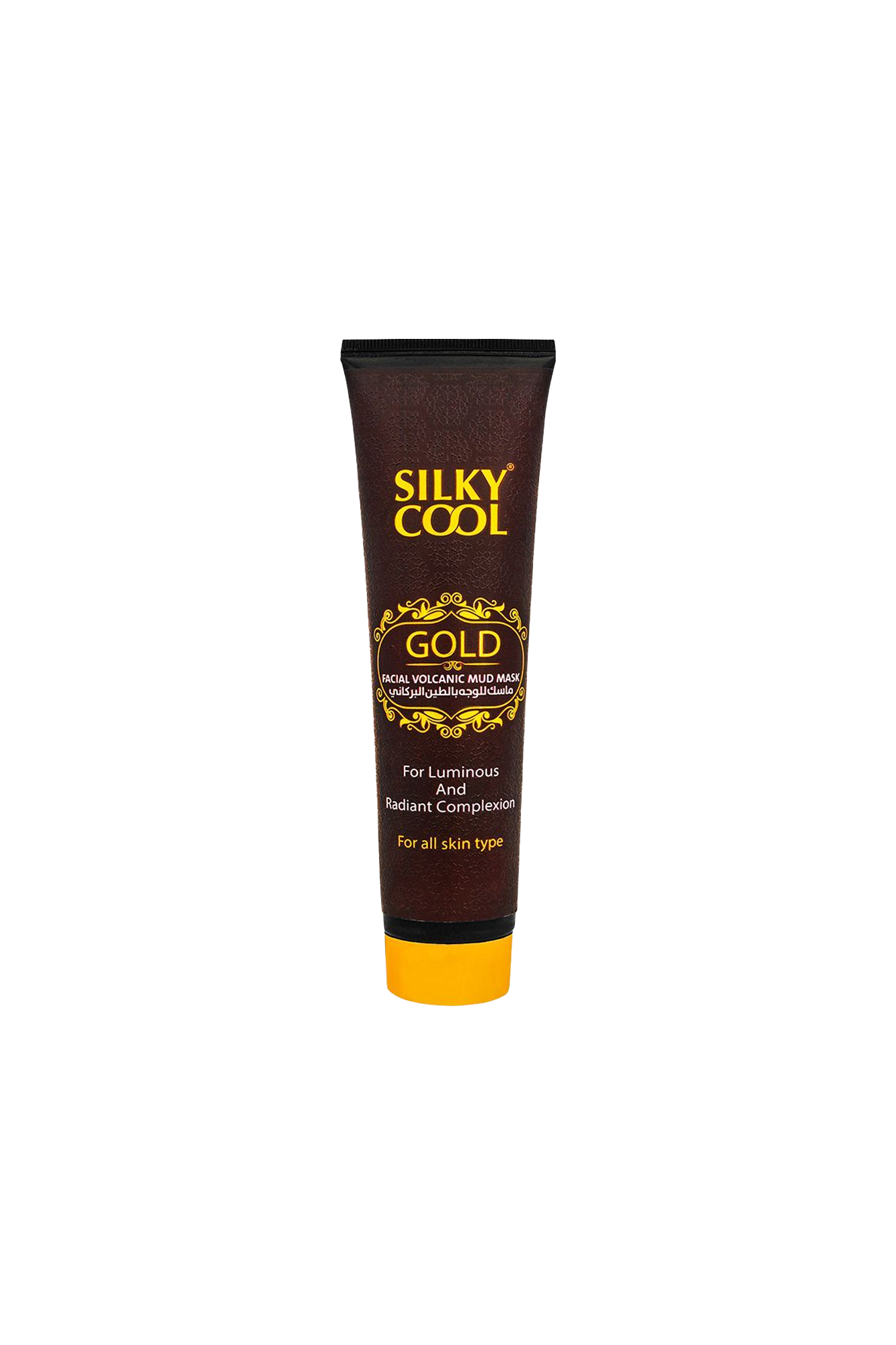 silky cool facial mud mask gold tube 140ml uae