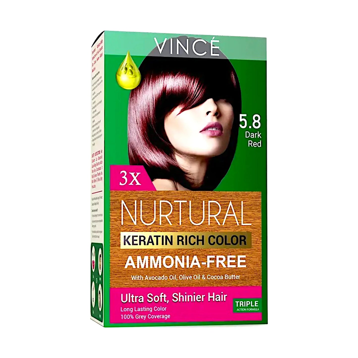 vince hair color dark red 5.8