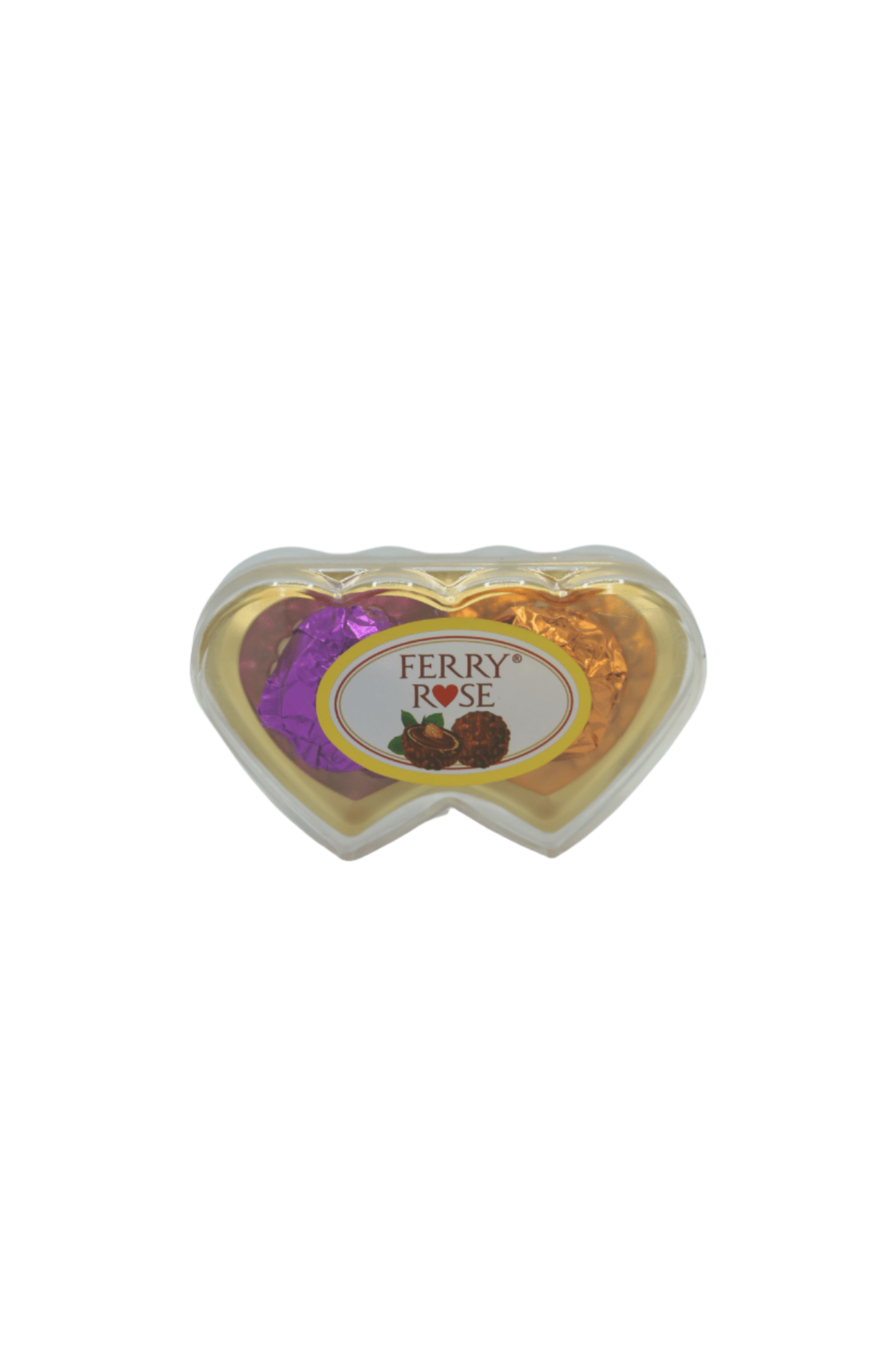 ferry rose chocolate double heart t2 gold 25g china