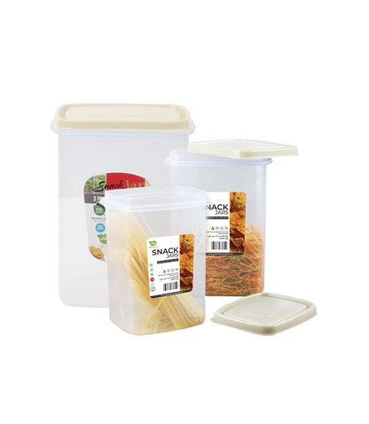 plastic jar 3in1 pak snack