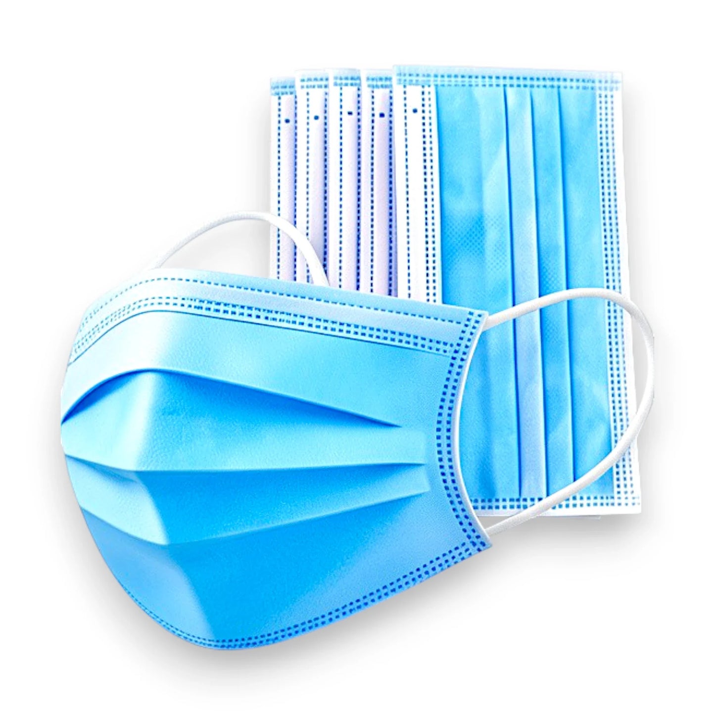 facemask pouch blue 10p 1s
