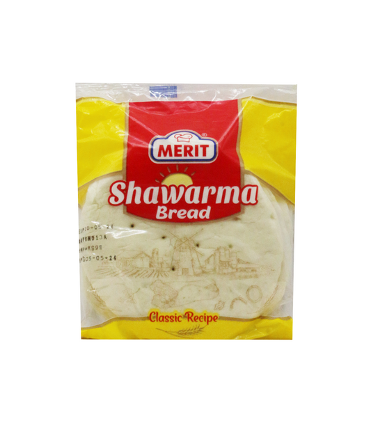 merit shawarma bread 4pc 270g large