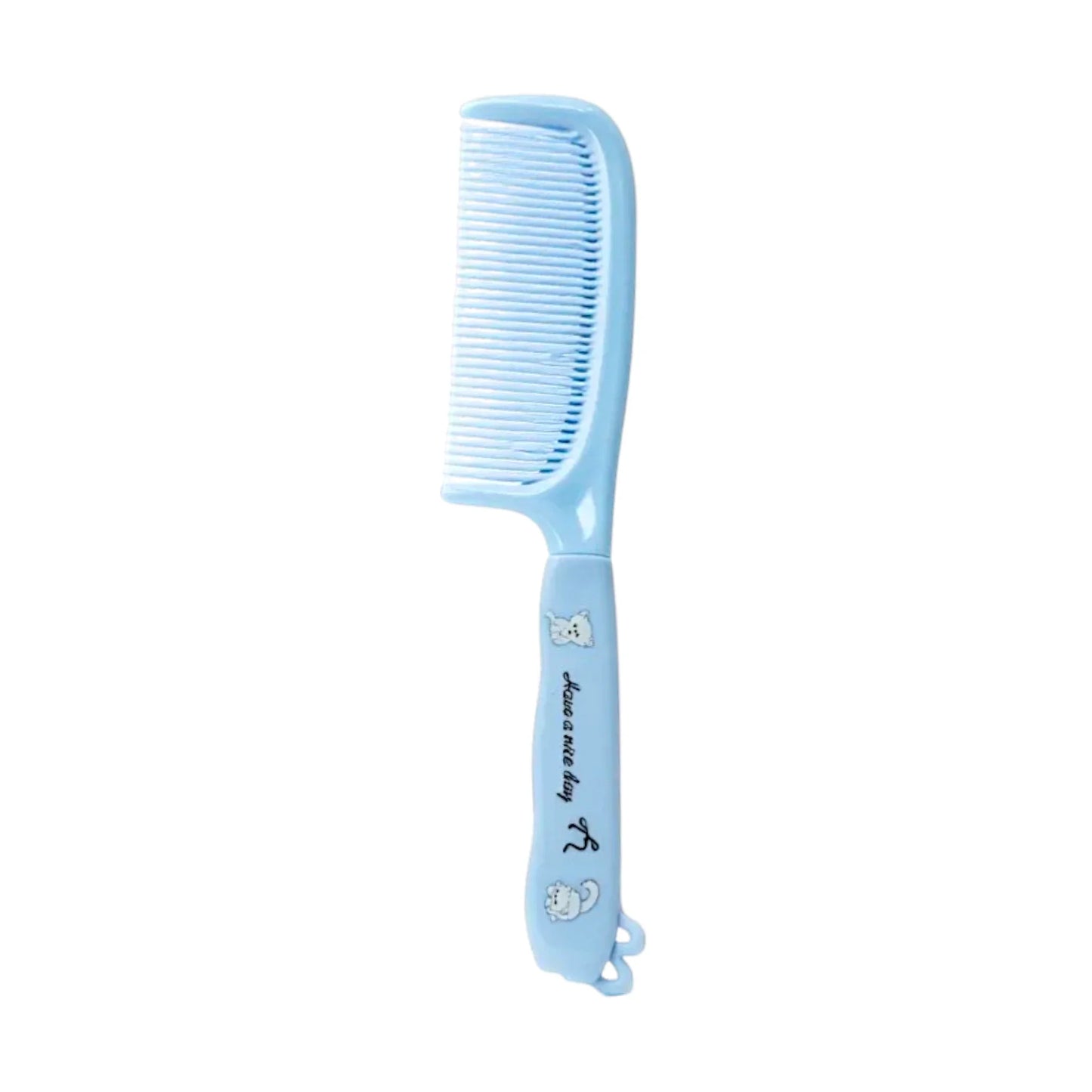hair comb plastic handle china 6218