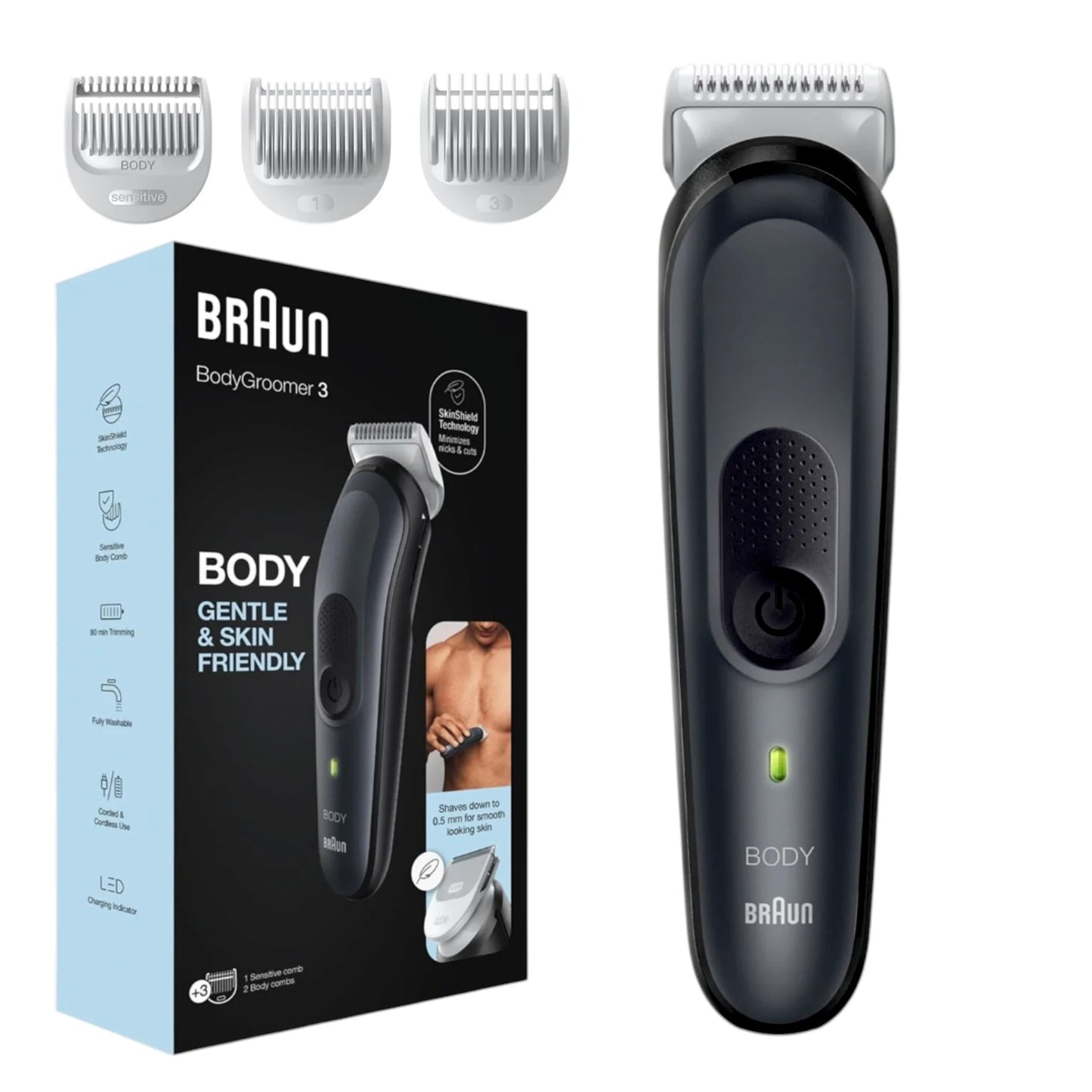 braun body trimmer bg3340