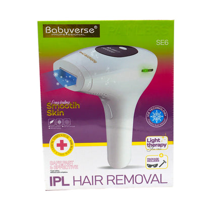 babyverse ipl hair remove device se6