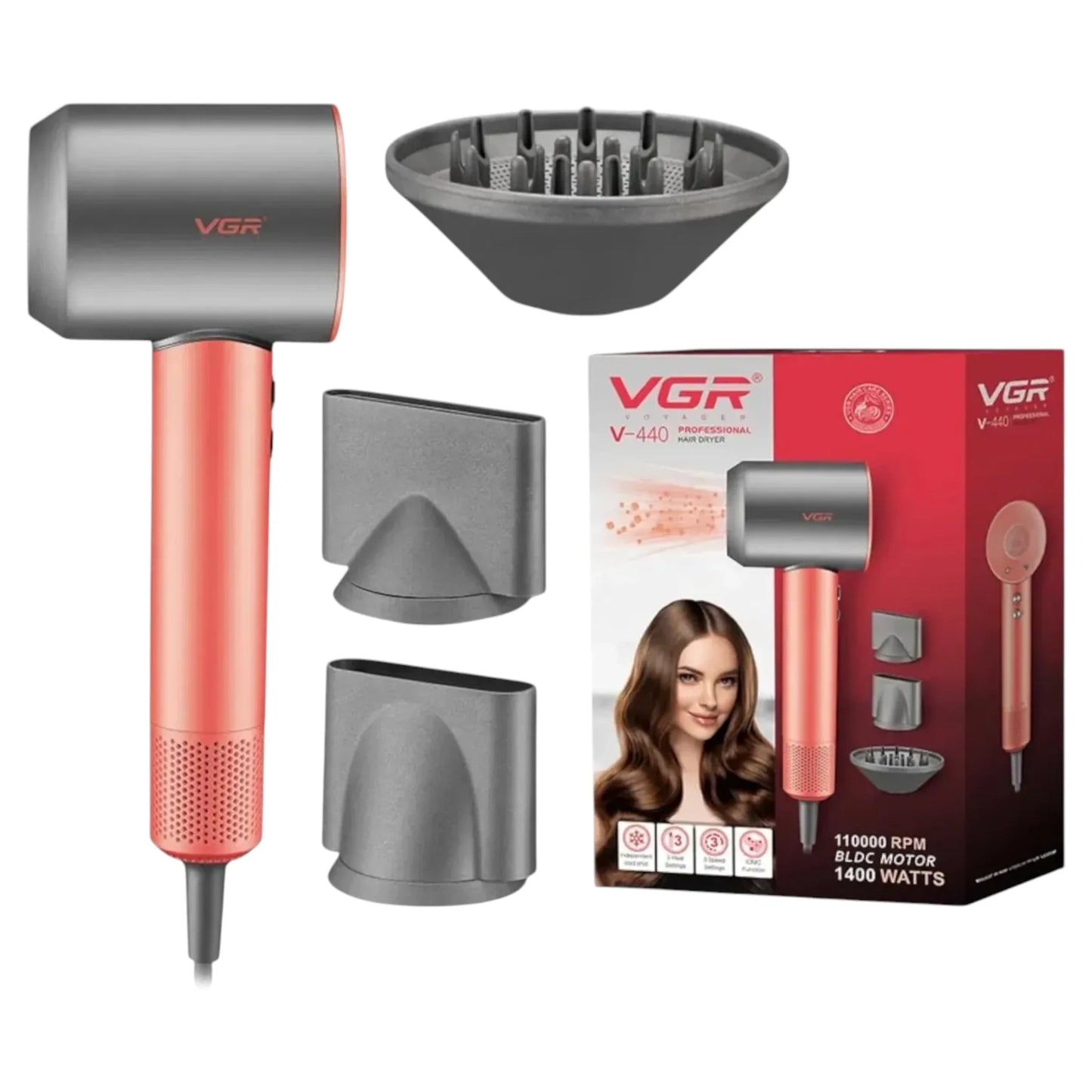 vgr hair dryer v440