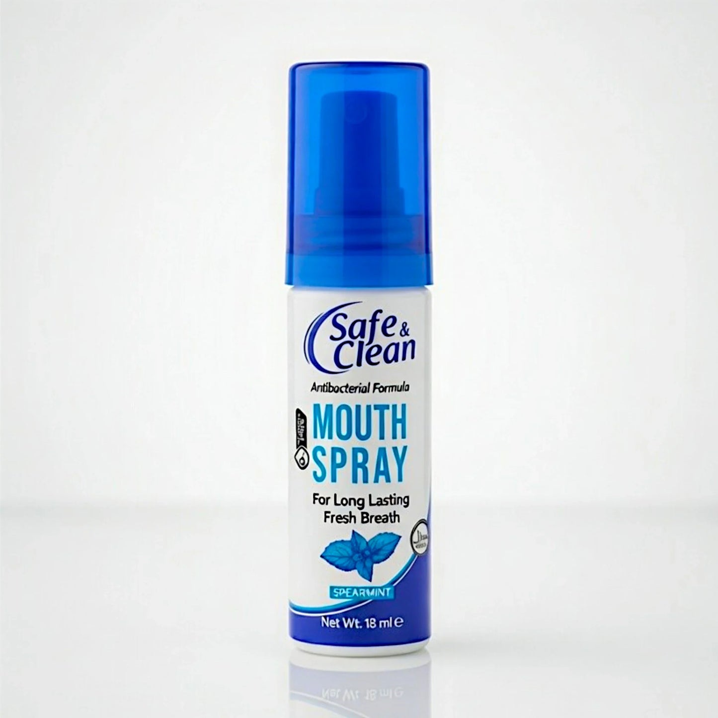 safe & clean mouth spray spearmint 18ml