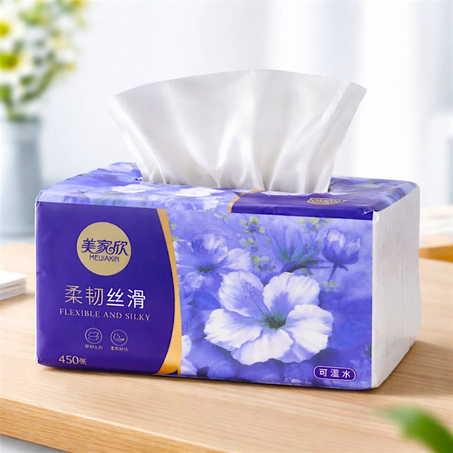 meijiaxin flexible & silky tissue paper 450 sheets mjx-88254 china