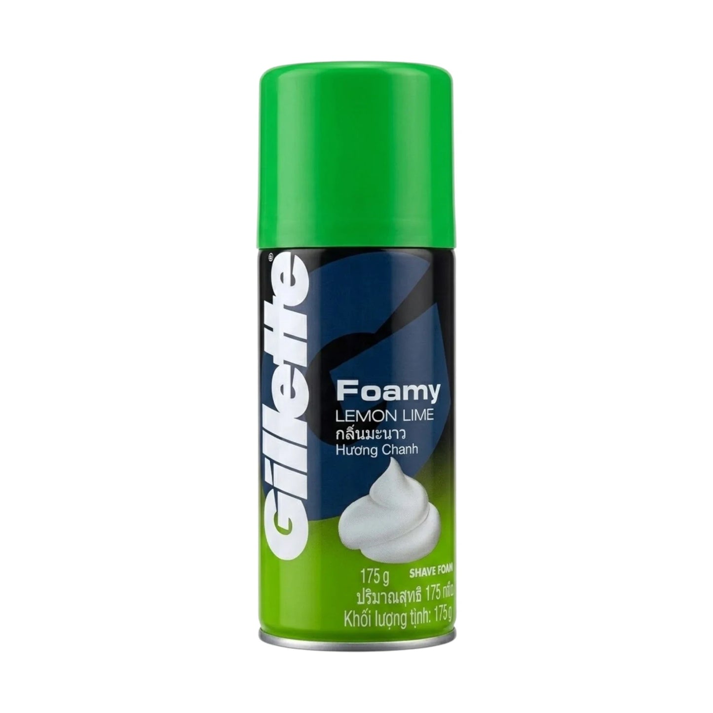 gillette shaving foamy lemon lime 175g thai