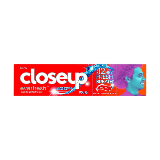 close up everfresh toothpaste red hot 90g china