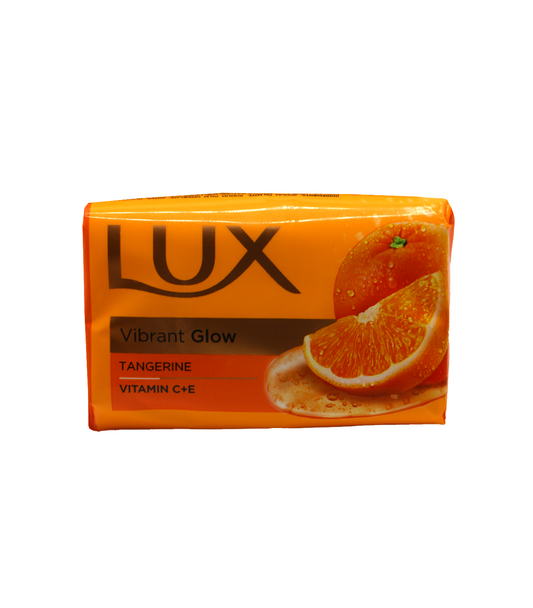 lux soap vibrant glow tangerine 98g