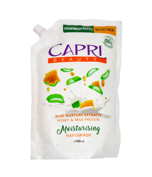 capri hand wash aloe honey & milk protein 1l