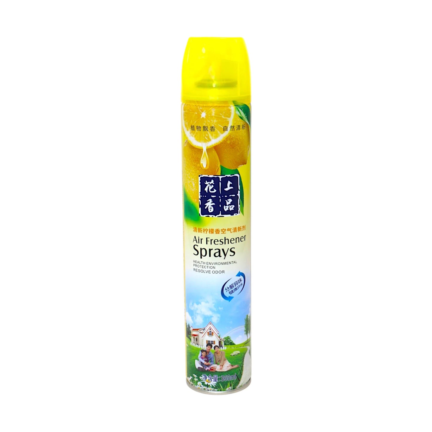 air freshener sprays fresh lemon 360ml china