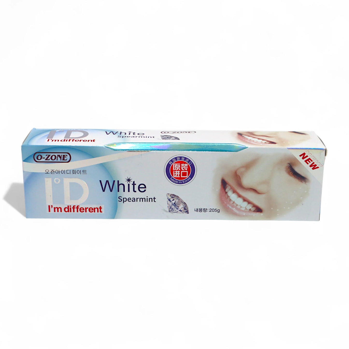 o zone toothpaste white spearmint 205g korea