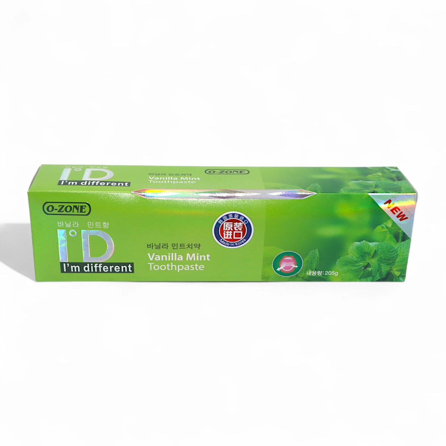o zone toothpaste vanilla mint 205g korea