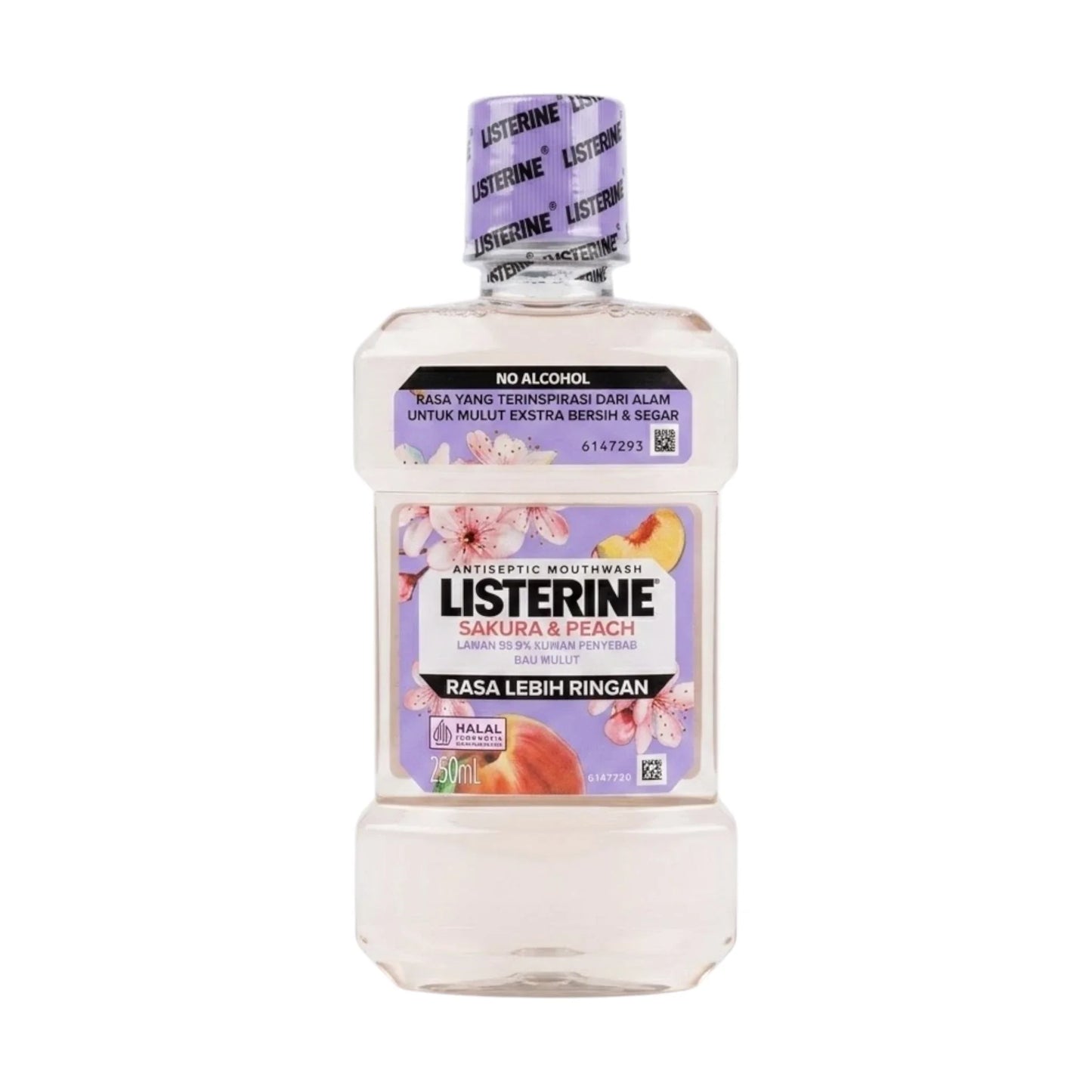 listerine mouth wash sakura & peach 250ml thai