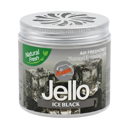 aim air freshener gel jello ice black 220g usa