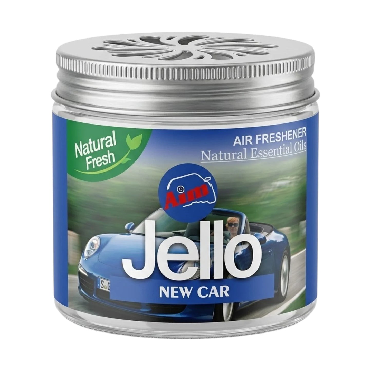 aim air freshener gel jello ice black 220g usa