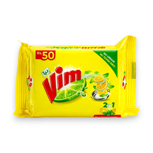 vim dishwash lemon & pudina bar 150g 50rs