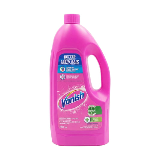 vanish stain remover liquid pink 1000ml/1l