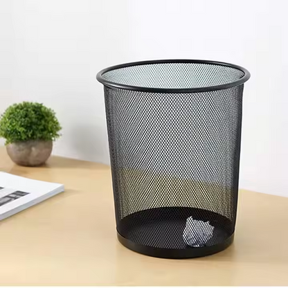 metal dustbin medium round china