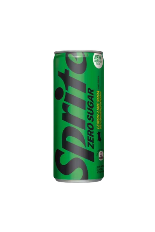 sprite zero sugar tin 250ml