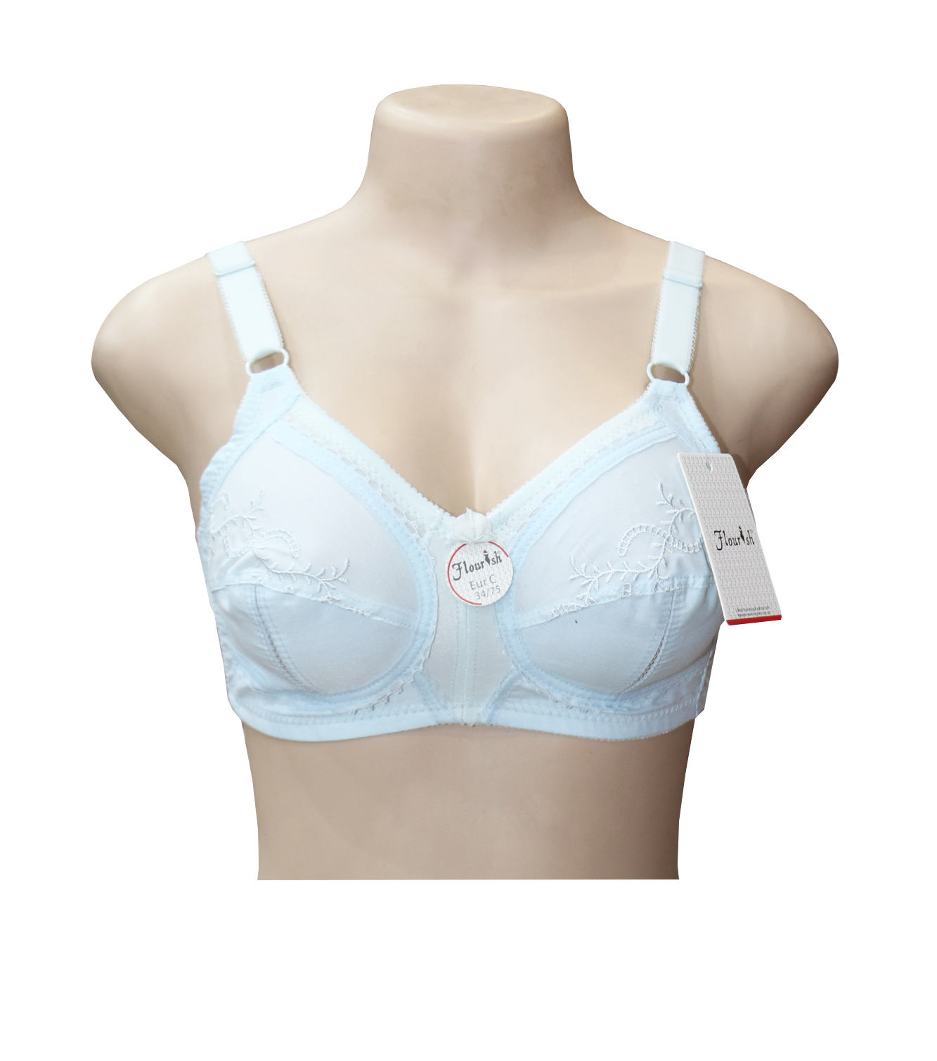 bra flourish citin sky blue 36b