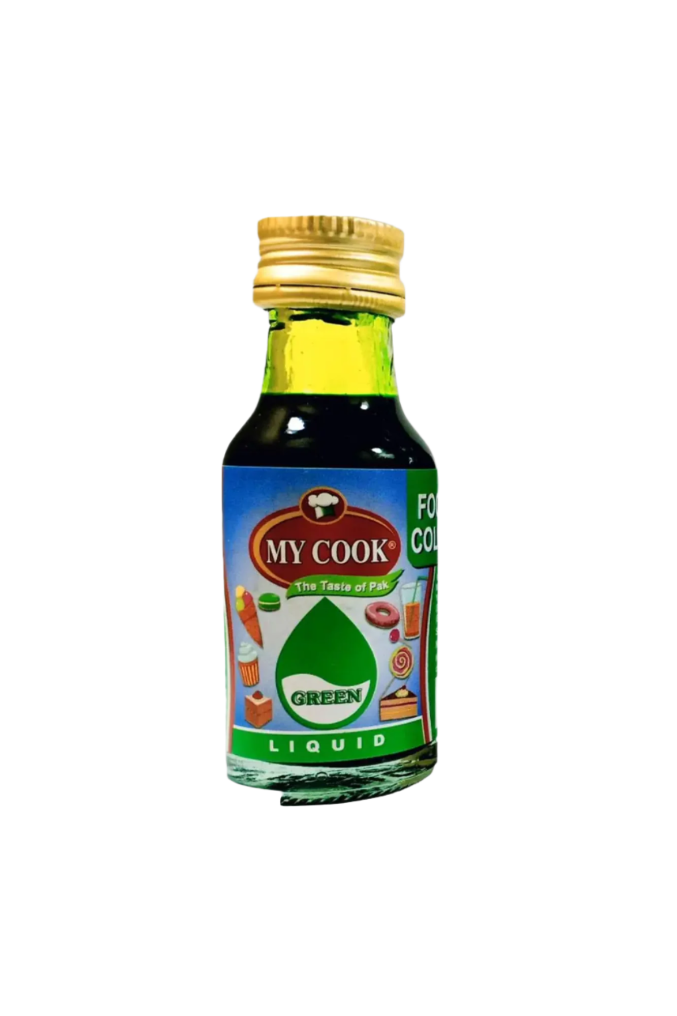 my cook food colour green 28ml