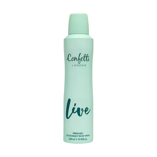 confetti body spray live 250ml