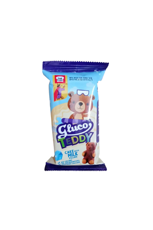 peek freans cake gluco teddy milk 40rs