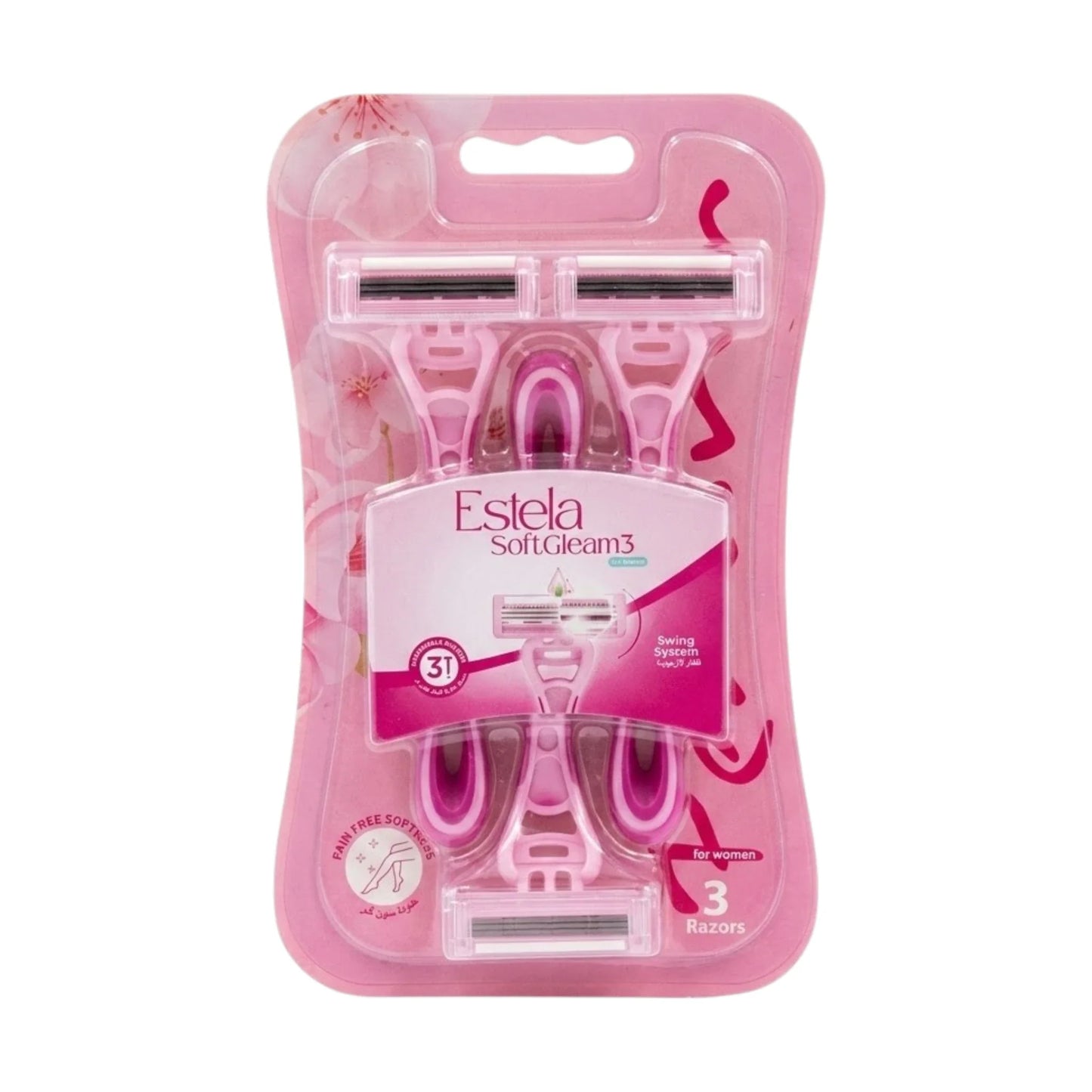 treet estela razor body soft gleam 3 3pc