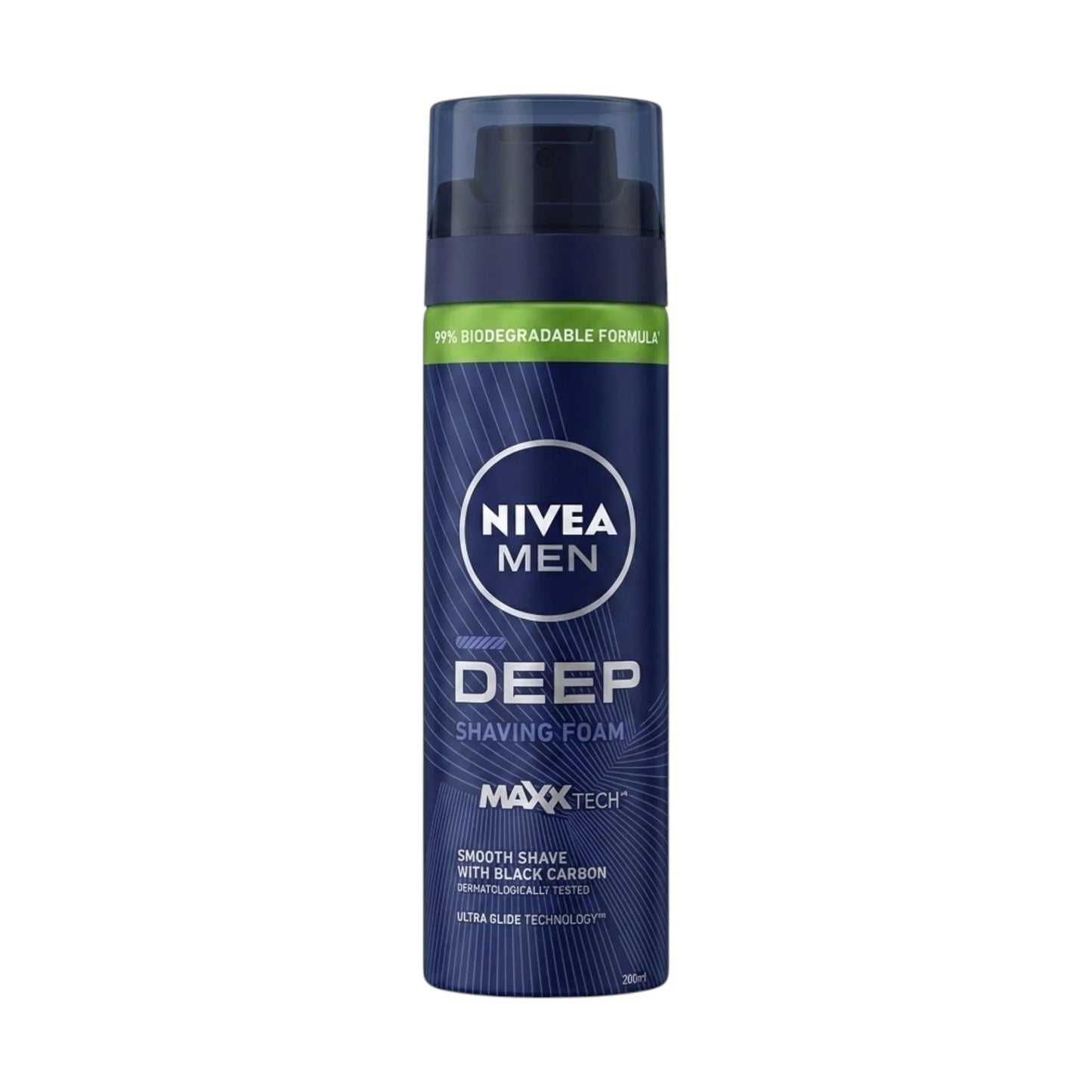 nivea men shaving foam deep maxx tech 200ml italy