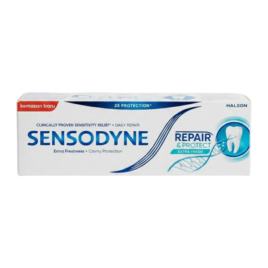 sensodyne toothpaste repair & protect extra fresh 100g indonesia